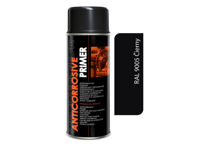 DECO COLOR Antikorózny Primer/ Základ RAL 9005 čierny 400 ml